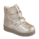 Обувь ортопедическая, Twiki (Твики) р. 30 арт. TW-540-12 ботинки малосложные утепленные натуральный мех бежево-золотой